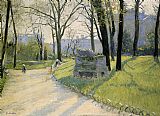 Gustave Caillebotte The Parc Monceau painting
